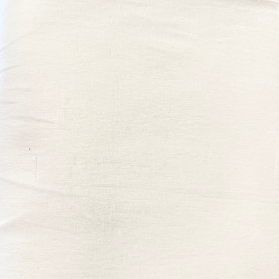 White “Snow” Linen- Cotton Blend- Art Gallery Fabric- 58"
