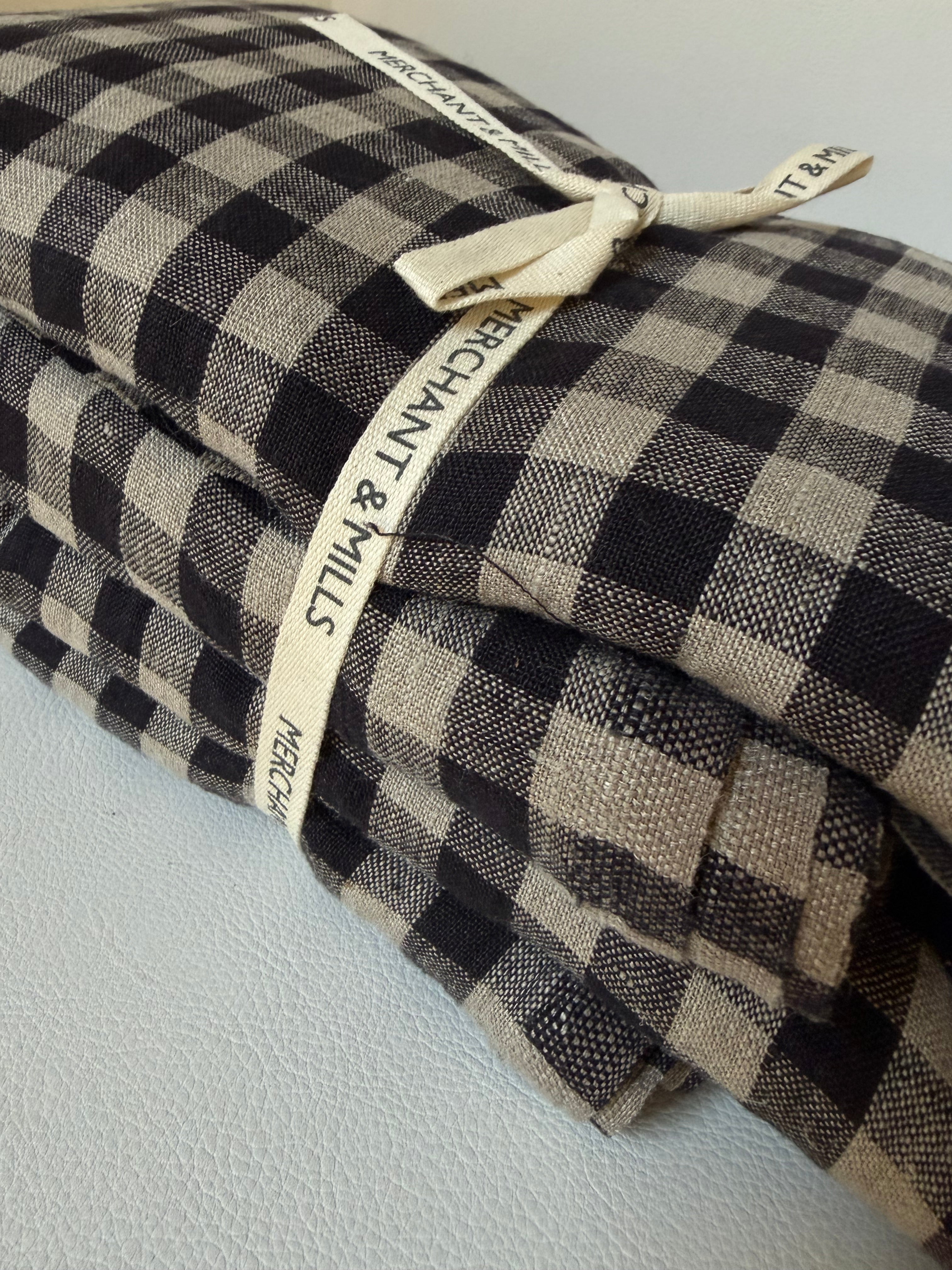 Mrs Lewes European Laundered Linen Gingham- Merchant and Mills- 59