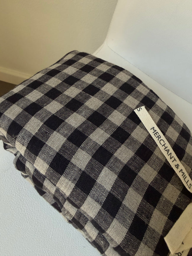 Mrs Lewes European Laundered Linen Gingham- Merchant and Mills- 59"