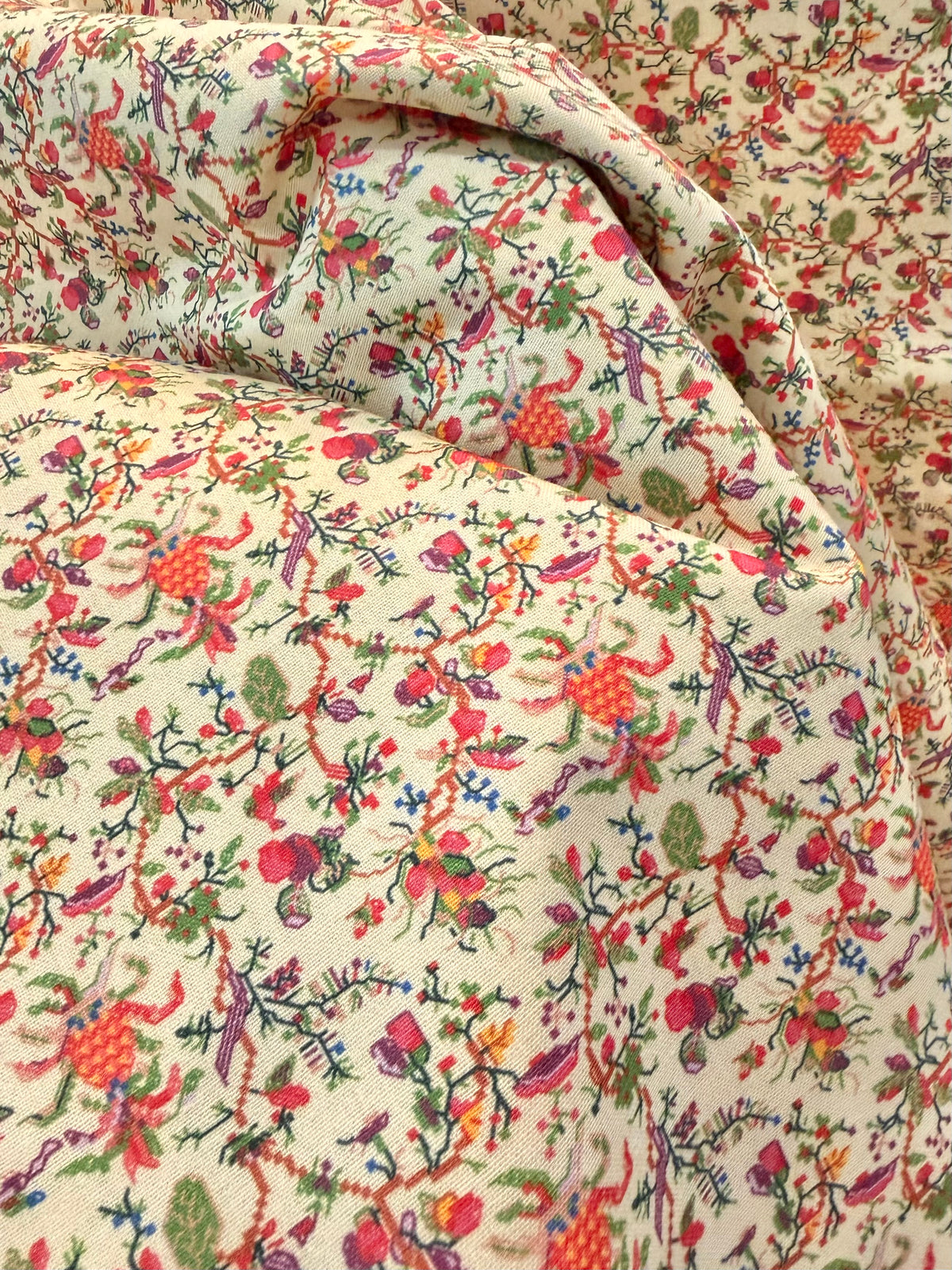 Half Yard- Sajou Marie Antoinette's Pineapple Cotton Fabric- 59