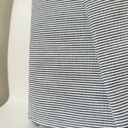 Black and White Seersucker Stripe- 57” Wide- Cotton Poly Blend