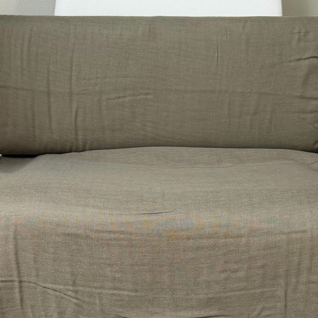 Dark Taupe "Mushroom" Nirvana Cotton Double Gauze- 42" Wide
