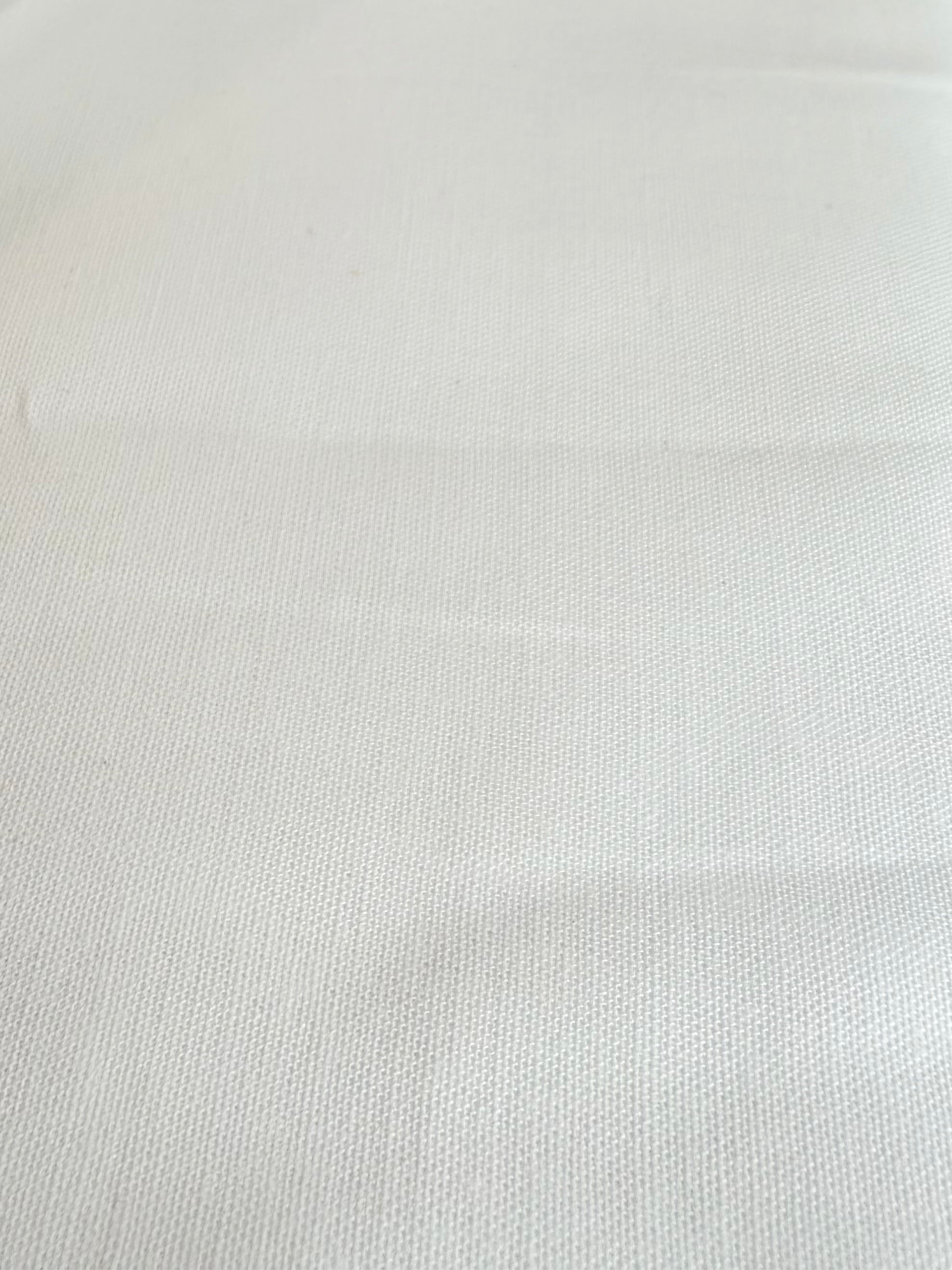 White Osaka Cotton Chambray- 44” Wide
