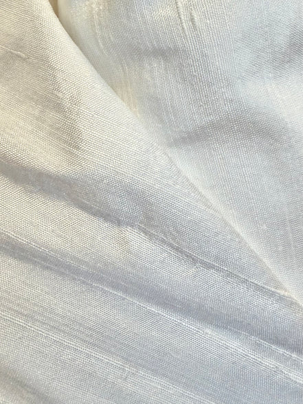 Dyed White Silk Dupioni- 54” Wide (809)