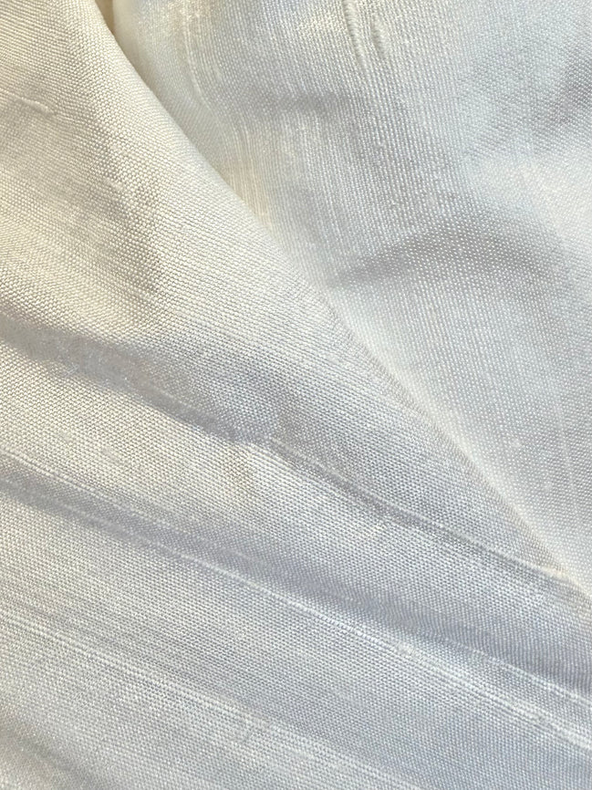 Dyed White Silk Dupioni- 54” Wide (809)