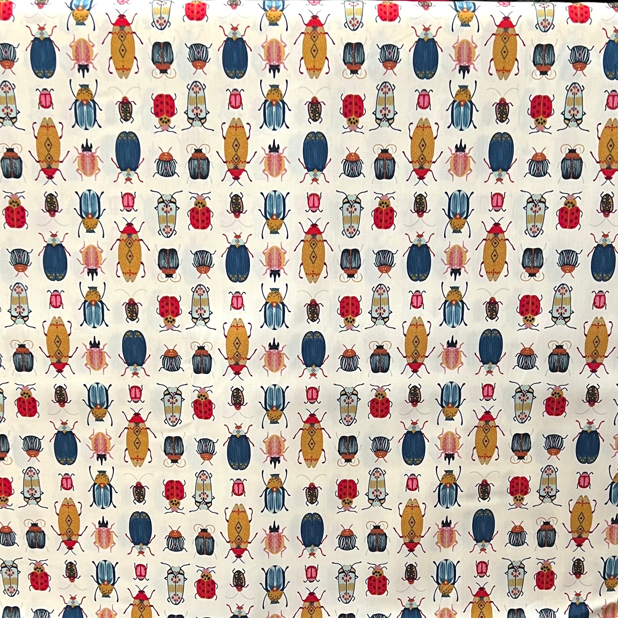 Colorful Bugs/ Insects on Ivory “Renewal