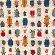 Colorful Bugs/ Insects on Ivory “Renewal