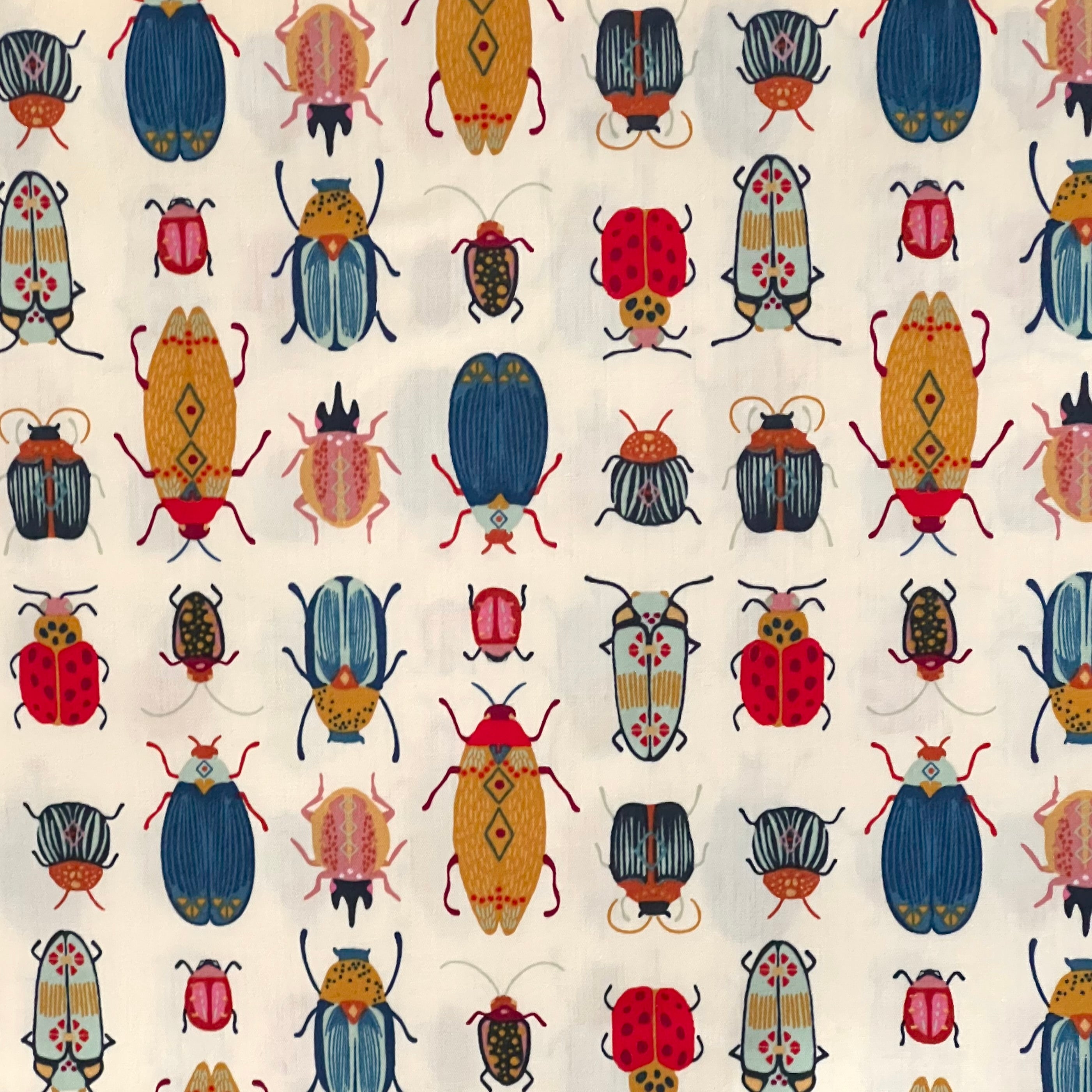 Colorful Bugs/ Insects on Ivory “Renewal