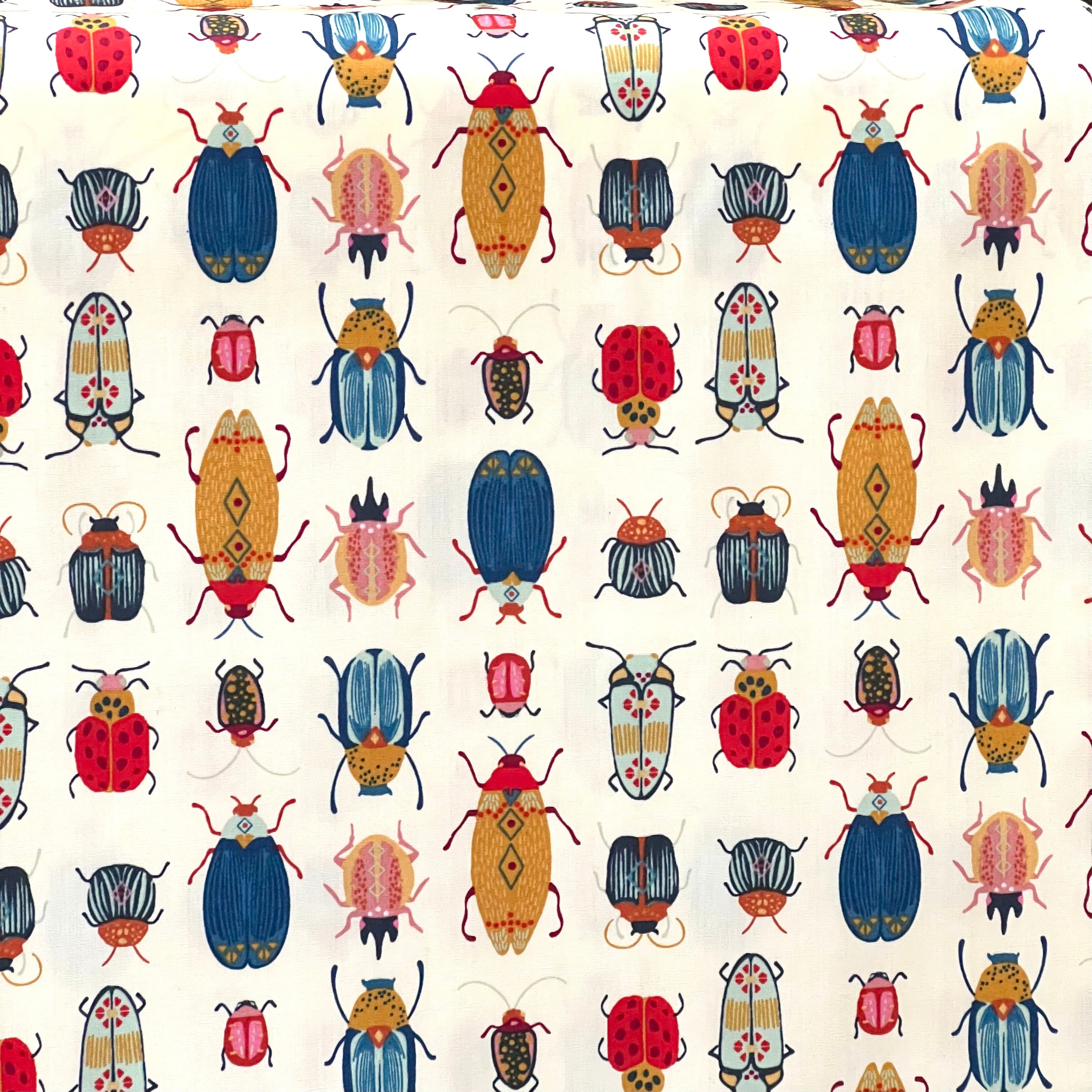 Colorful Bugs/ Insects on Ivory “Renewal