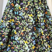 Sunlit Sonnet Butterfly Garden- Black- Cotton Fabric- 44
