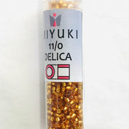 Miyuki 11/0 Delica Glass Beads- S/L MARIGOLD (2027)