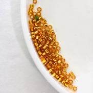 Miyuki 11/0 Delica Glass Beads- S/L MARIGOLD (2027)