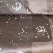 Nani Iro Brown Cotton Sateen- Microcosmos- 43