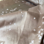 Nani Iro Brown Cotton Sateen- Microcosmos- 43