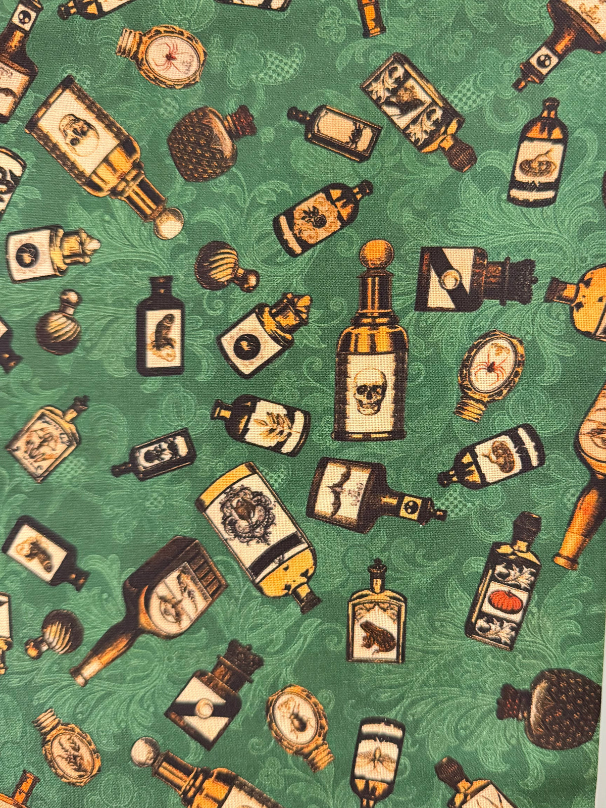 Poison Bottles, Skulls- “Dreadful Delights Balsam