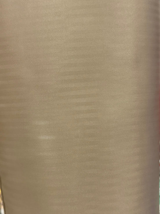 Beige Stripe Cupra Bemberg Rayon Lining Fabric- 48 Inch Wide