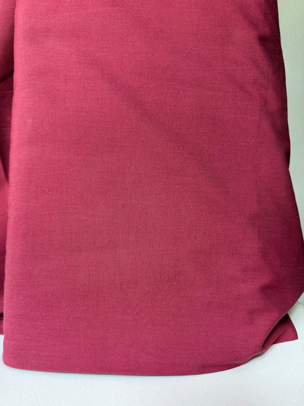 Cotton Rayon Blend Fabric- 46”- Kyoto “Cherry Red”