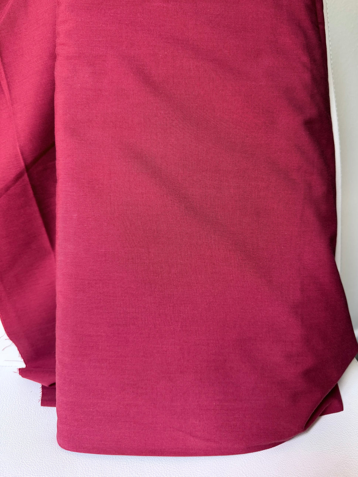 Cotton Rayon Blend Fabric- 46”- Kyoto “Cherry Red”