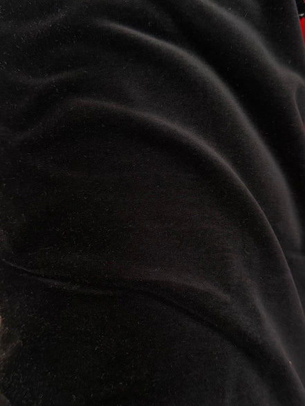 Cotton Velveteen- Black- 56"