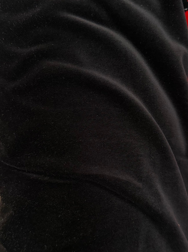 Cotton Velveteen- Black- 56"