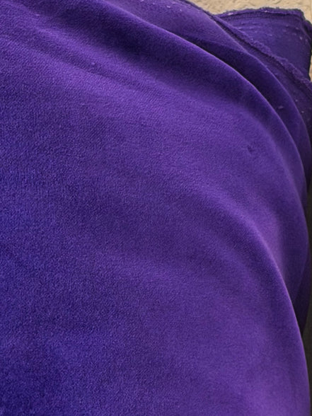 Cotton Velveteen- "Purple Iris" Purple- 56"
