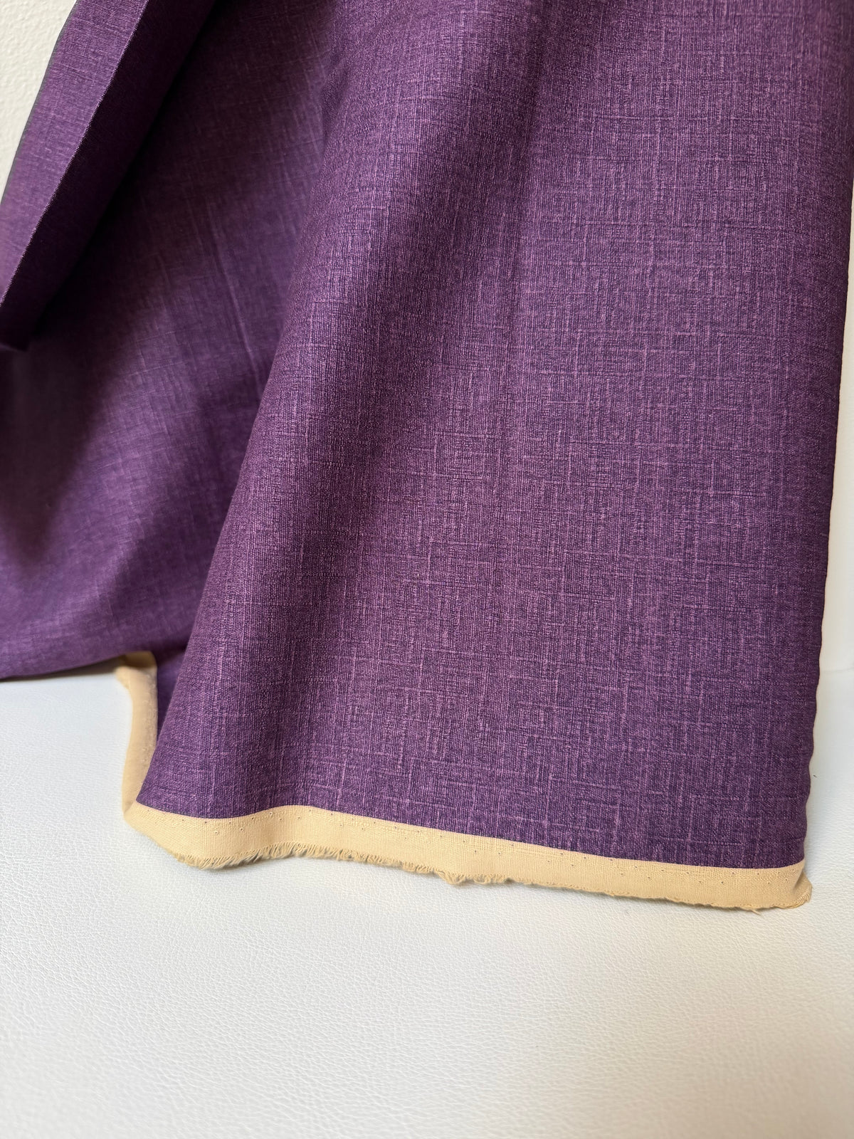 Tsumugiya- Purple- Solid Cotton Dobby- 43