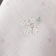 Pink Bows and Teeny Tiny Mouse on Pink- Cotton Fabric- 44