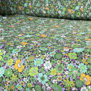 Flownny 100% Cotton Fabric - Lawn- Green- 43