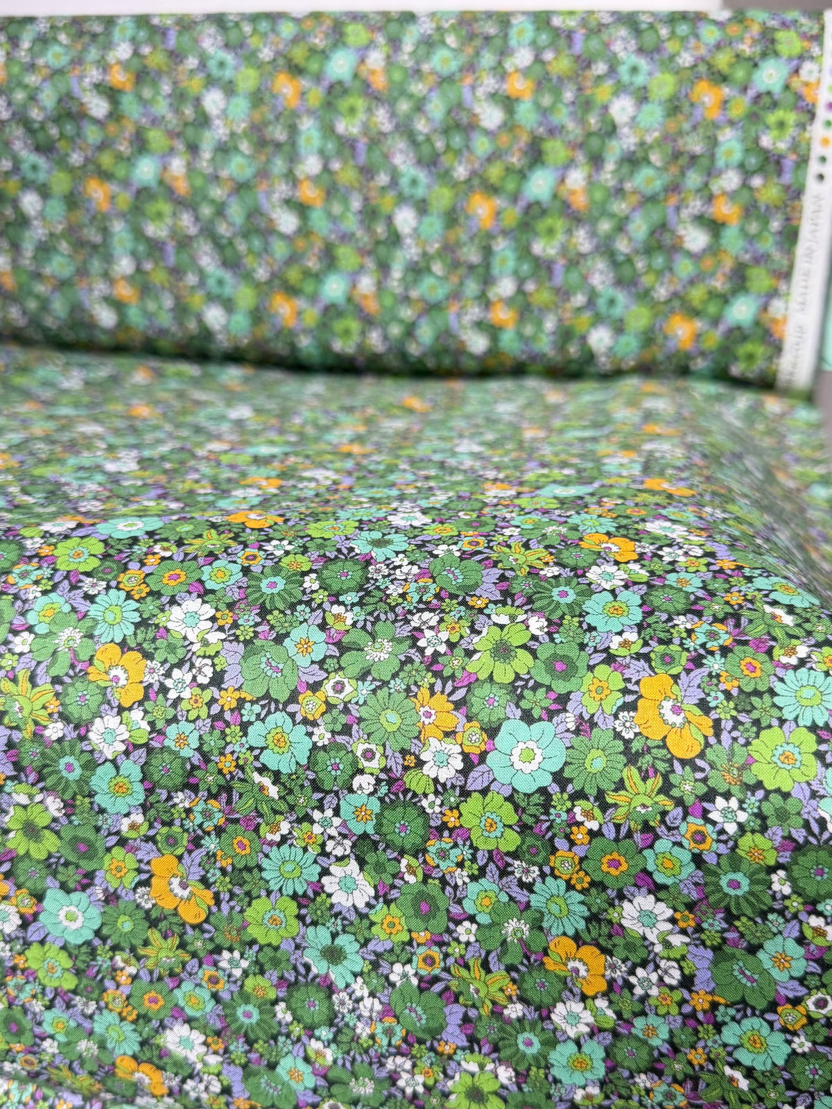 Flownny 100% Cotton Fabric - Lawn- Green- 43