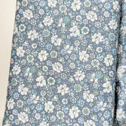 Flownny 100% Cotton Fabric - Lawn- Light Blue, White Floral- 43