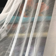 Natural White Pure Silk Tulle- 52