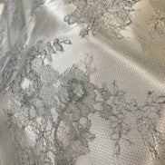 Silver French Chantilly Lace- 35