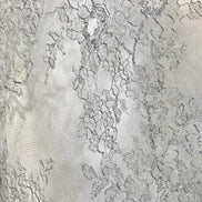 Silver French Chantilly Lace- 35