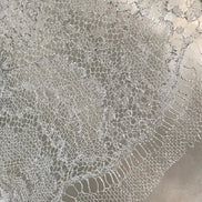 Silver French Chantilly Lace- 35