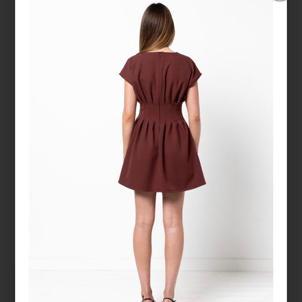 Bronte Woven Dress- Style Arc Paper Pattern- Sizes 4-16