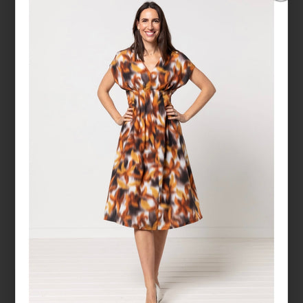 Bronte Woven Dress- Style Arc Paper Pattern- Sizes 4-16