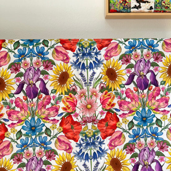 Liberty London- Floral Muse Tana Lawn Cotton- Purple, Red, Blue, Yellow, Pink