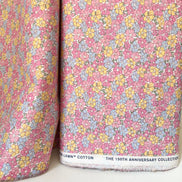 Liberty London- Sadie Rose Tana Lawn Cotton- Pink, Blue, Yellow