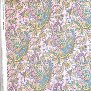 Liberty London- Florence Melody Tana Lawn Cotton- Blue, Yellow, Pink- Paisley