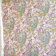 Liberty London- Florence Melody Tana Lawn Cotton- Blue, Yellow, Pink- Paisley