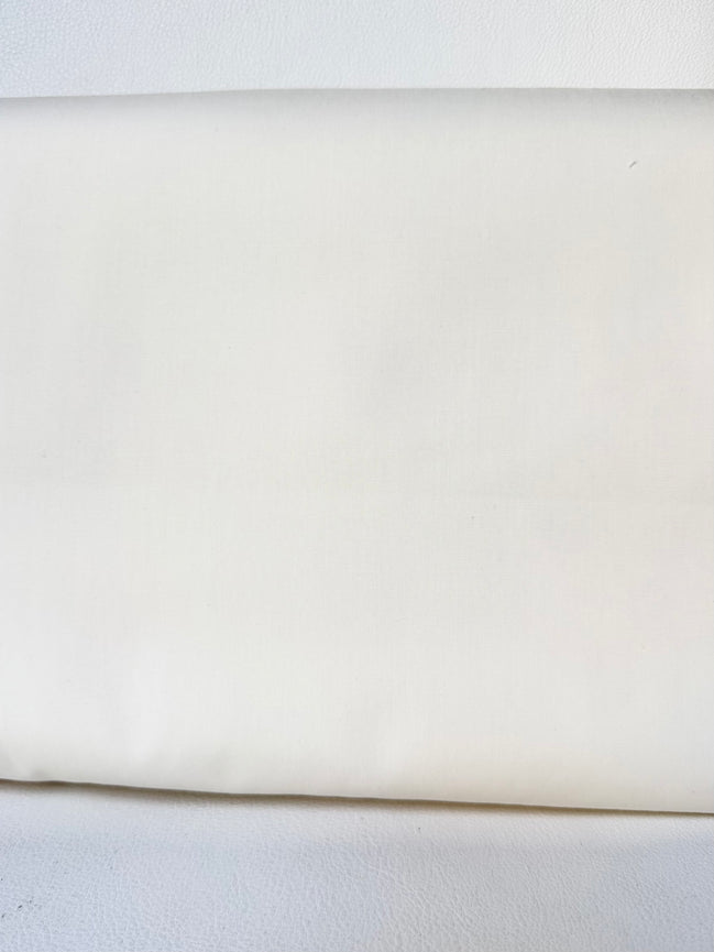 Off White “PFD- Prepared for Dye" Pimatex- Combed Cotton Poplin Fabric- 44” Wide