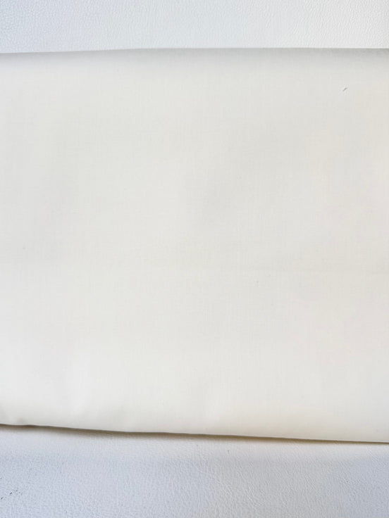 Off White “PFD- Prepared for Dye" Pimatex- Combed Cotton Poplin Fabric- 44” Wide