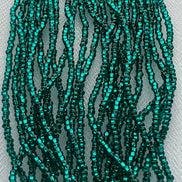 Blue Duck With Silver Heart Round 10* Beads (2180)