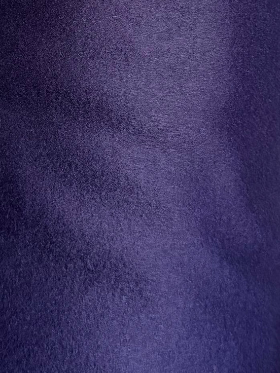 Dark Purple Wool Blend- Heavyweight Coating- 60"
