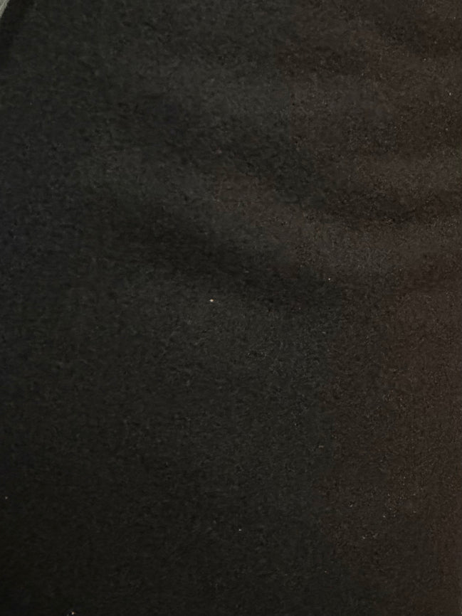 Black Wool Blend- Heavyweight Coating- 60"