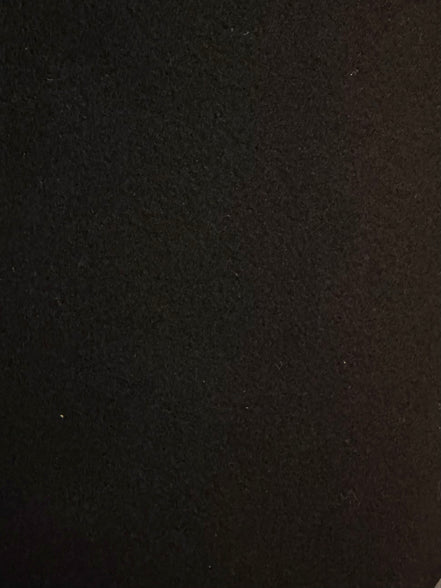 Black Wool Blend- Heavyweight Coating- 60"