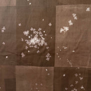 Chocolate Brown nani IRO Cotton Sateen- Microcosmos- 43