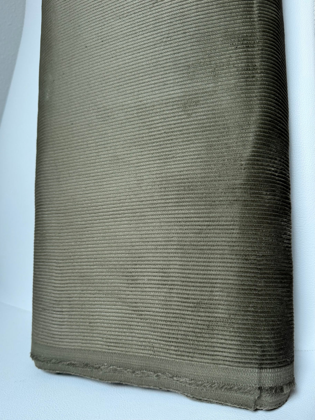 OLIVE Cotton Corduroy 8 Wale- 56” Wide Fabric