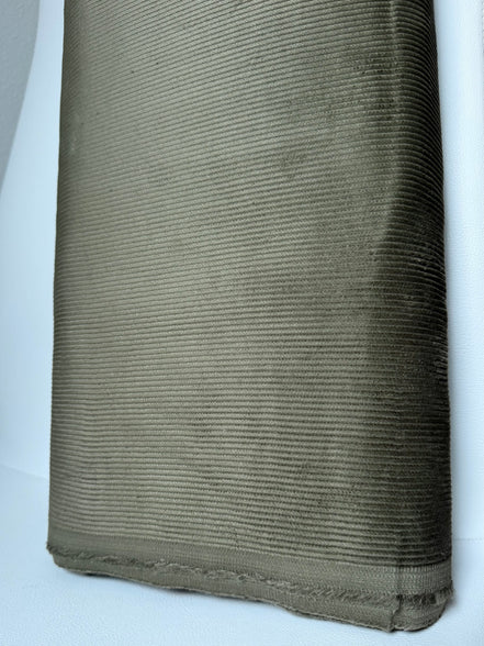 OLIVE Cotton Corduroy 8 Wale- 56” Wide Fabric