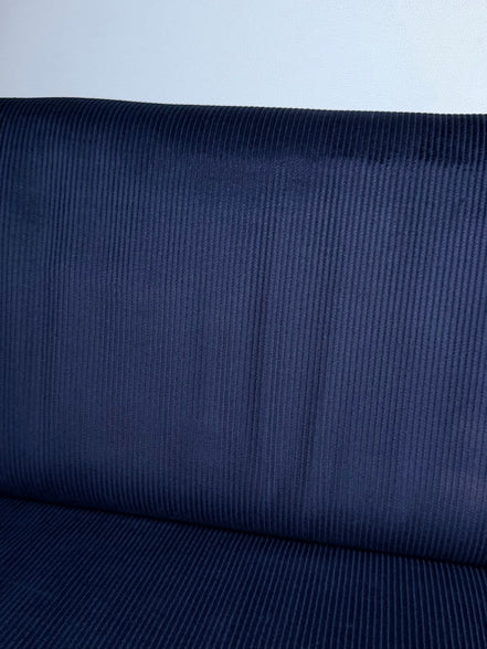 NAVY Cotton Corduroy 8 Wale- 56” Wide Fabric